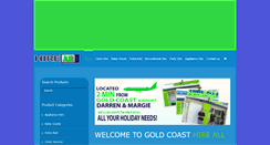 Desktop Screenshot of goldcoasthireall.com.au